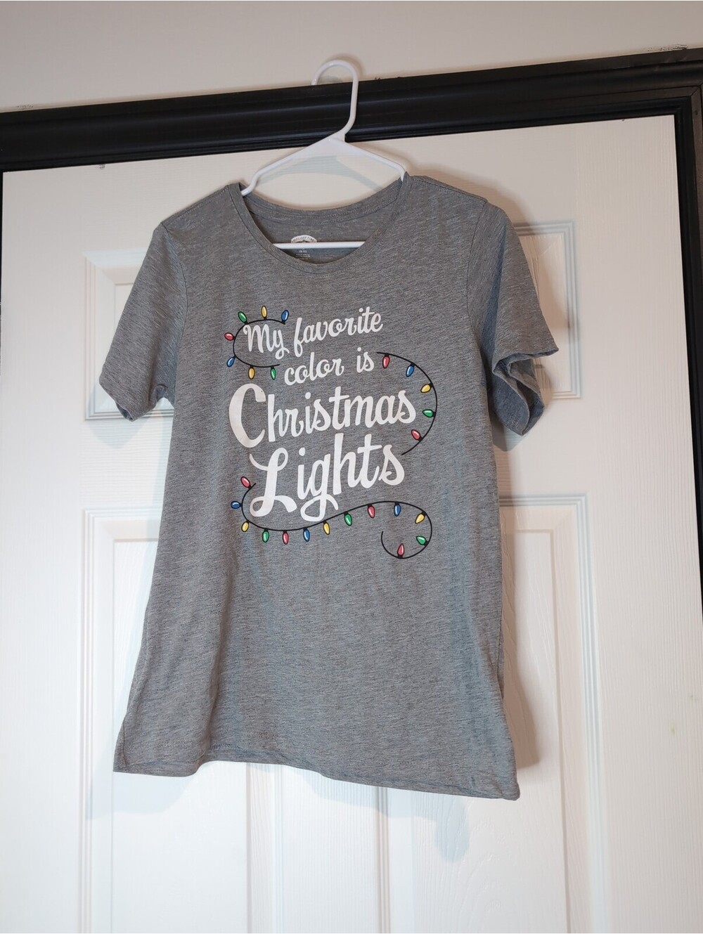 Medium My favorite color is Christmas Lights T-Shirt